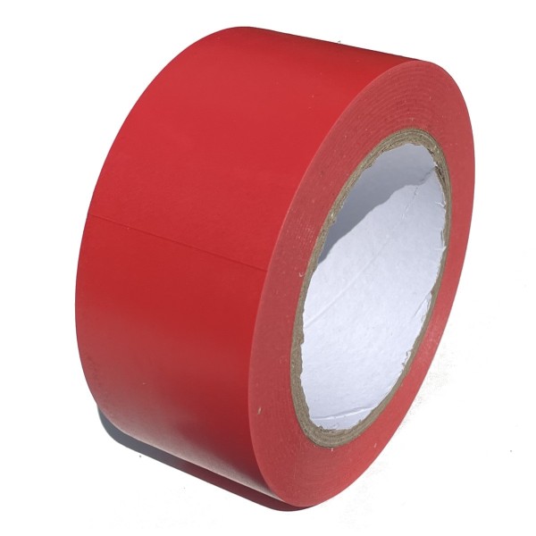 Taśma ostrzegawcza samoprzylepna 50mm/33m czerwona